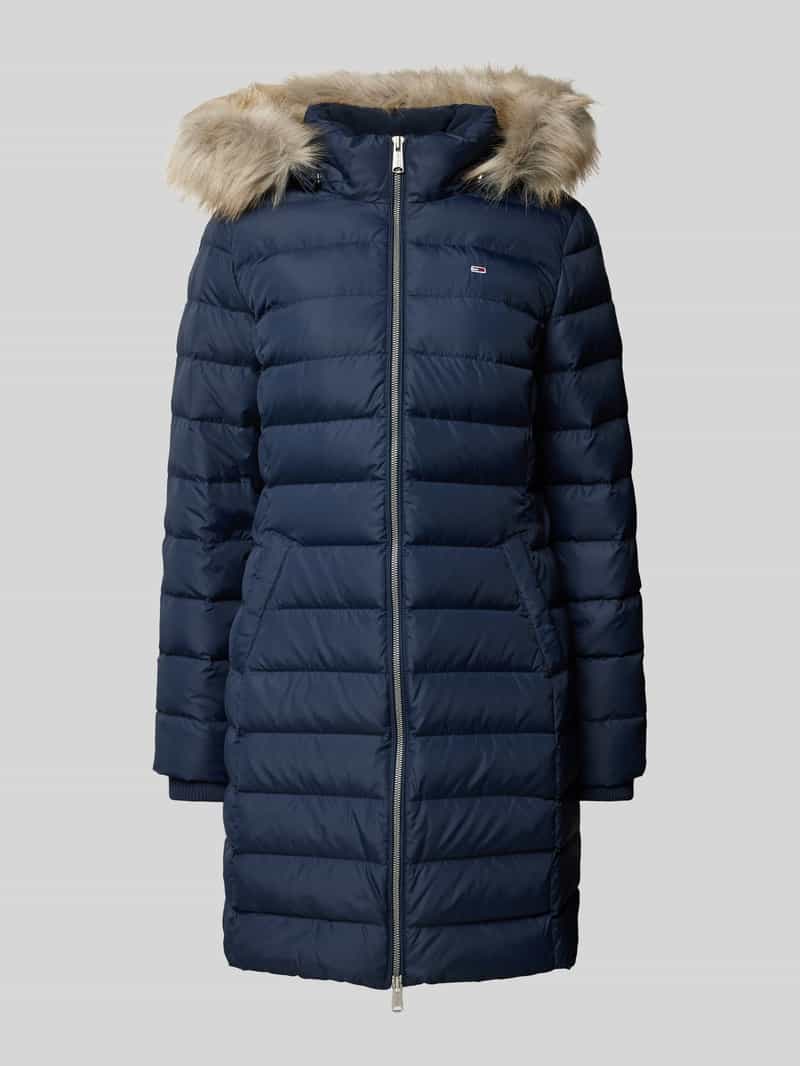 TOMMY JEANS Gewatteerde jas TJW ESSENTIAL HOODED DOWN COAT