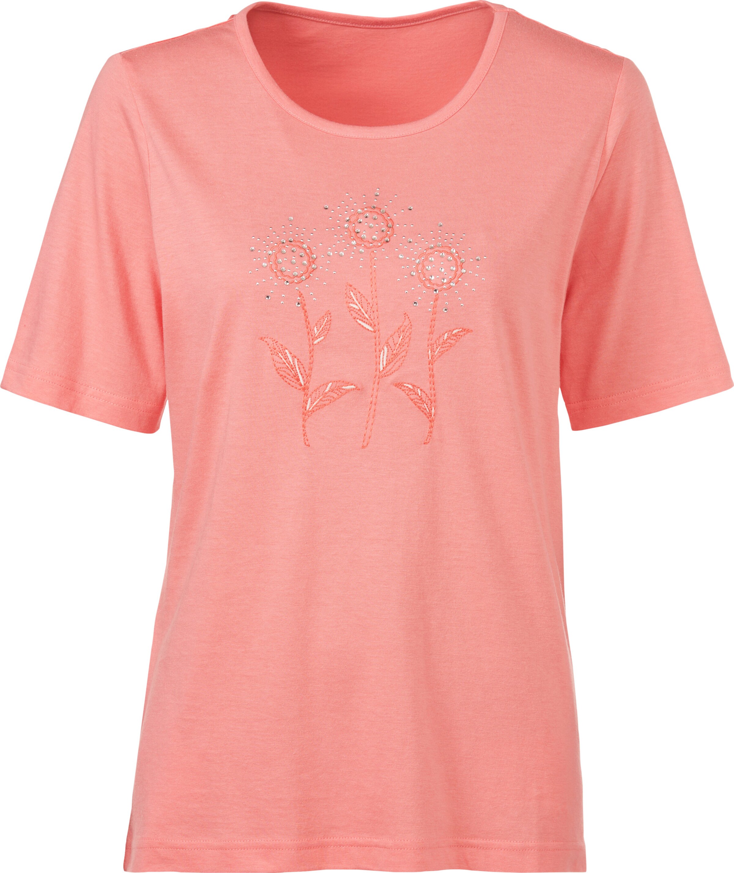 Classic Shirt met ronde hals Shirt (1-delig)