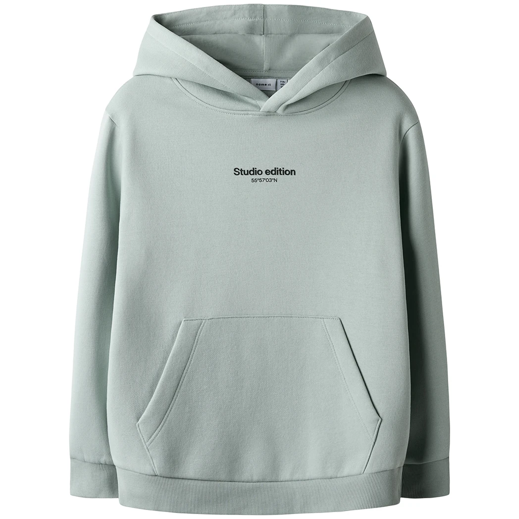 Name It Hoodie NKMBRODY LS NREG SWEAT WH BRU NOOS