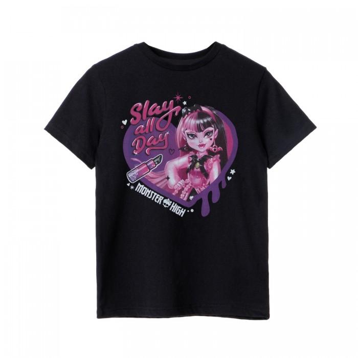 Monster High meisjes doden de hele dag T-shirt 9-10 Years zwart
