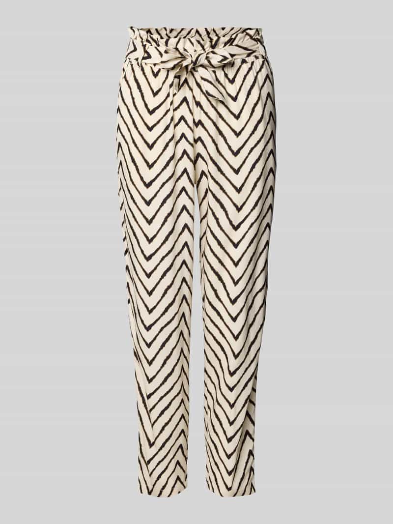 Tom Tailor Stoffen broek met een bindceintuur