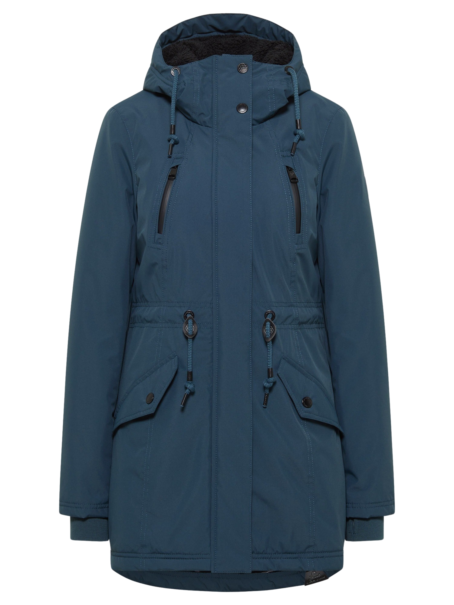 Ragwear Outdoorjack ELSIEN waterafstotende overgangsparka, met verwarmende teddypluche voering