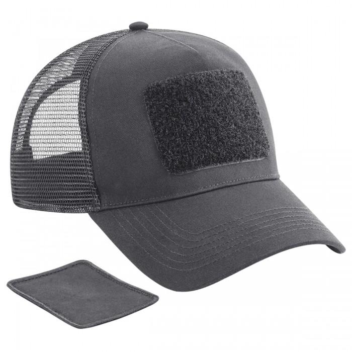 Beechfield unisex volwassen patch snapback pet One Size glans groene kleur