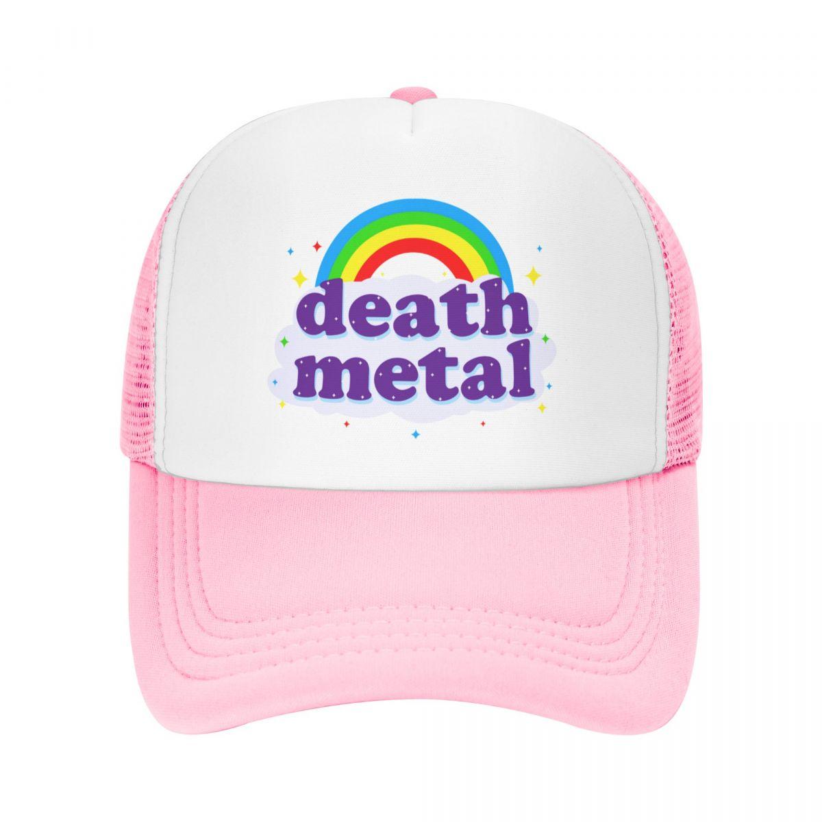 91530102MAC1PG27XM Punk Rock Muziek Death Metal Baseball Cap voor Unisex WoUnisex Ademende Trucker Hat Prestatie Snapback Hoeden Zomerpetten Trucker Hat