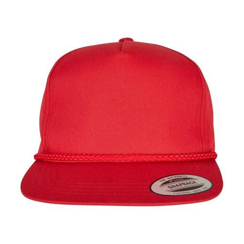 FLEXFIT unisex klassieke poplin golfpet voor volwassenen One Size rood