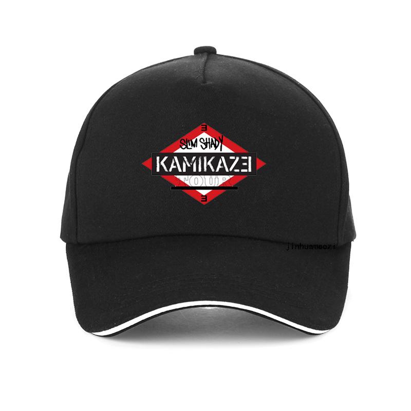 91440118MAC534JW32 100% Katoen Kamikaze Dad Hat Eminem nieuwe album Baseball Cap Voor Unisex Vrouwen Hip Hop Snapback Verslagen In Battle Cap
