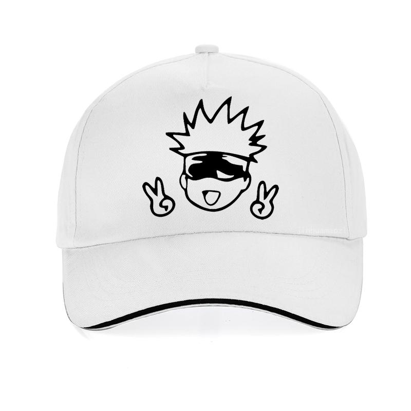 Kiki Cap Manga Japanse Anime Jujutsu Kaisen hoed Unisex Grappige gojo satoru Baseball Cap Yuji Itadori Grafische Tieners Katoen Snapback hoed Adjustable