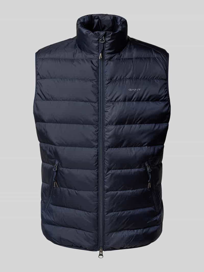 Gant Bodywarmer LIGHT DOWN VEST Opstaande kraag, licht, 2-weg ritssluiting