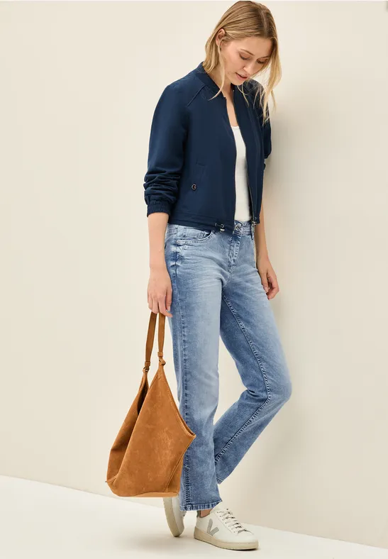 Cecil 5-pocket jeans Stijl Scarlett met turn-up detail