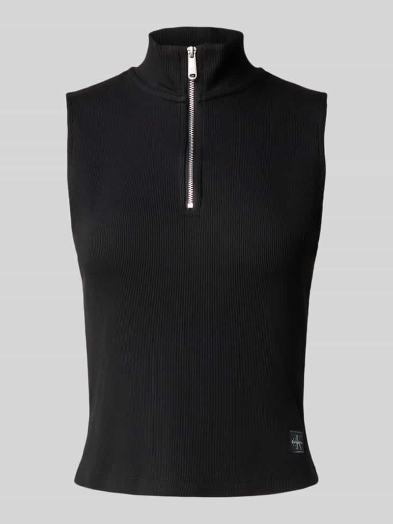Calvin Klein Tanktop A- WOVEN LABEL SL QZ TOP