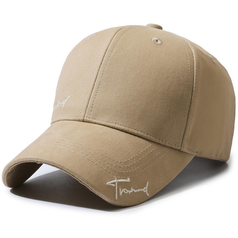 ONIHUA Lente Zomer Vrouwen Borduren Brief Baseball Cap Outdoor Mannen Outdoor Zonnebrandcrème Zonnehoed Piek Cap kaki
