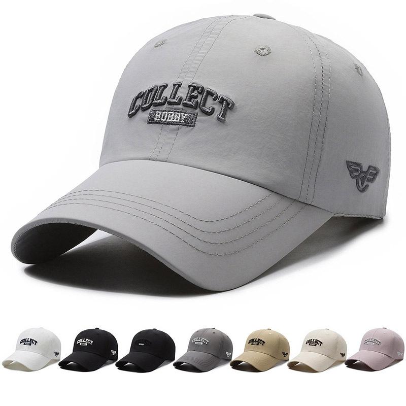 ONIHUA Mannen Vrouwen Cap Zomer Sneldrogende Cap Mesh Ademend Dunne Baseball Cap Outdoor Vissen Zonnebrandcrème Hoed lichtbeige kleur