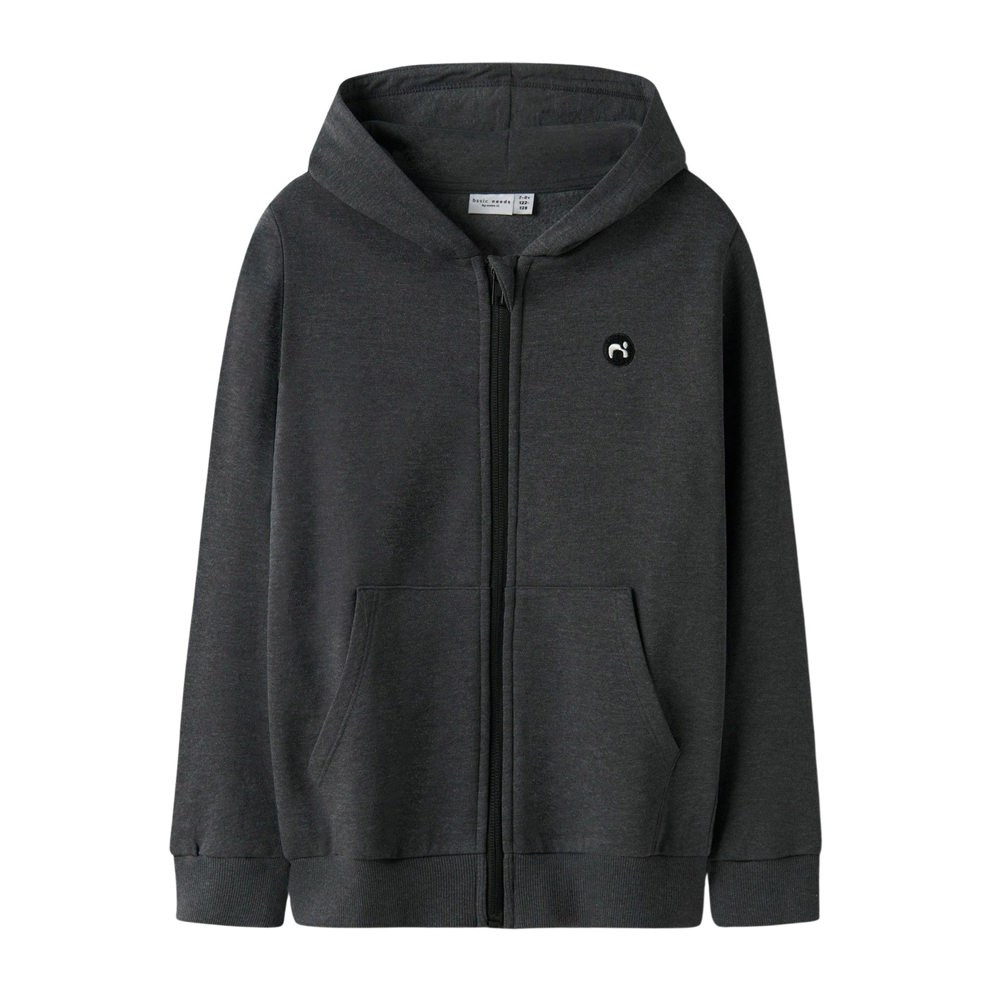 Name It Capuchonsweatvest NKMVIMO LS SWEAT CARD BRU NOOS