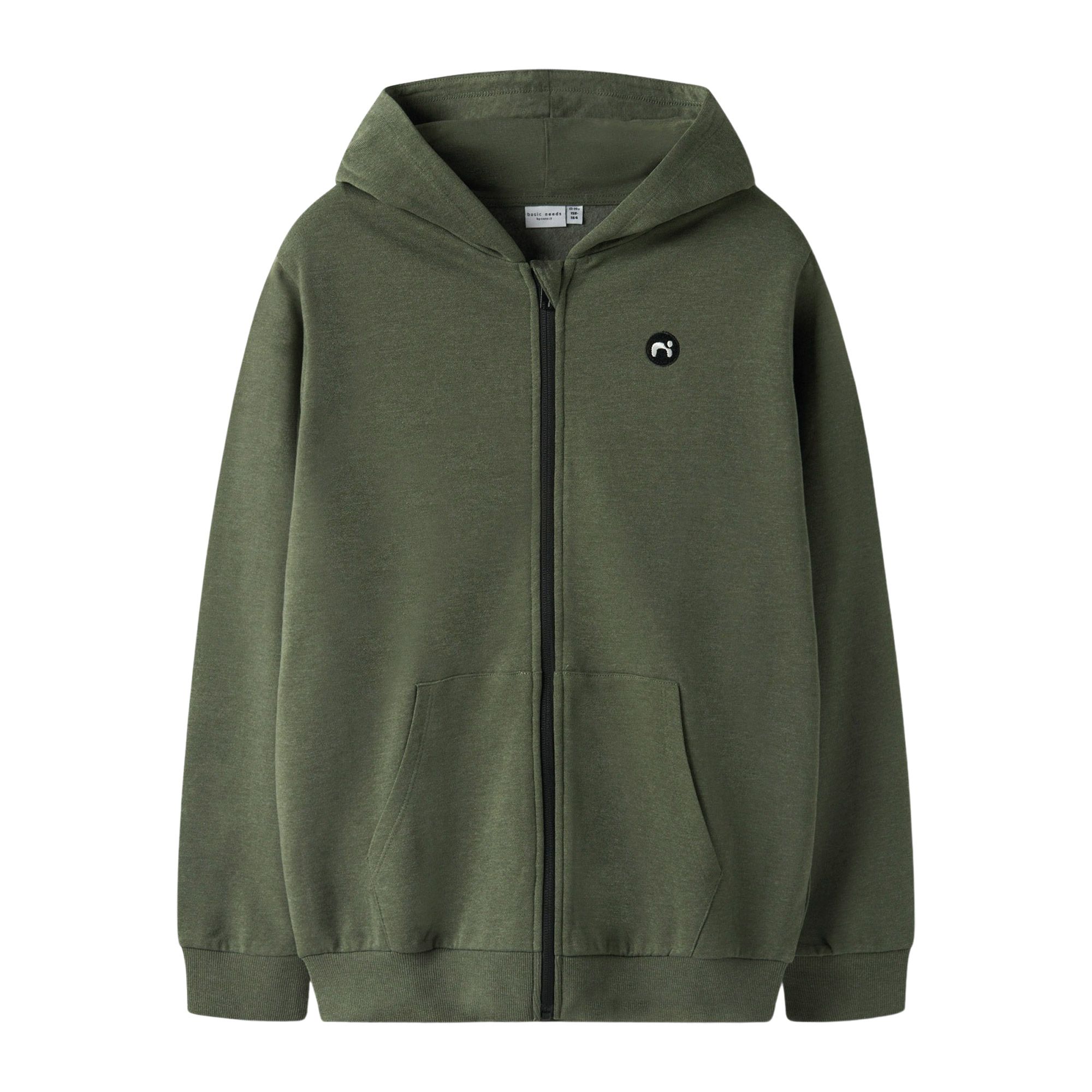 Name It Capuchonsweatvest NKMVIMO LS SWEAT CARD BRU NOOS