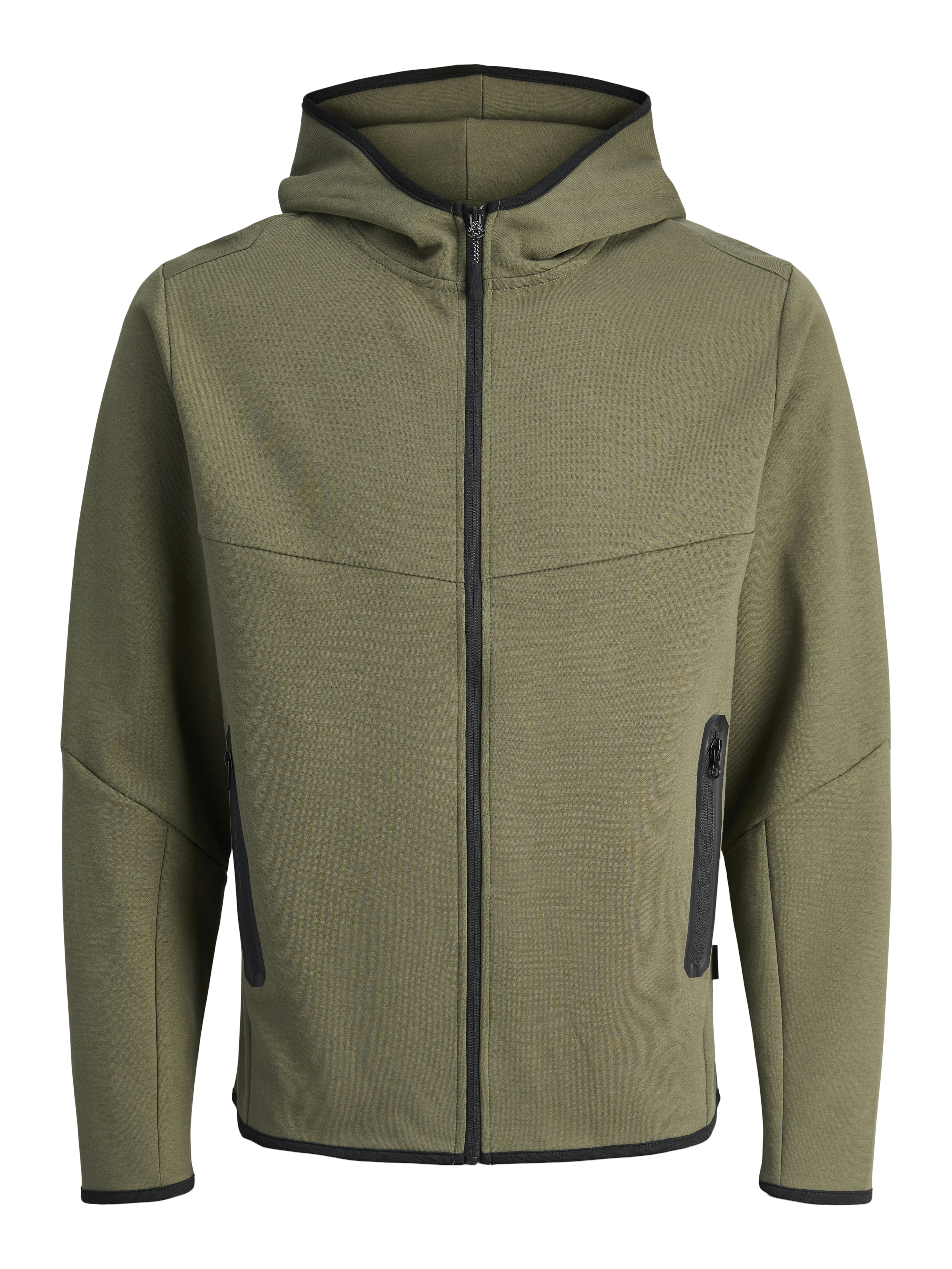 Jack & Jones Junior Capuchonsweatvest JCOFUSION SWEAT ZIP HOOD NOOS JNR