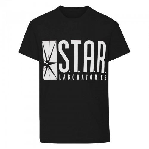 Flash Boys TV STAR Laboratories T-shirt 7-8 Years zwart