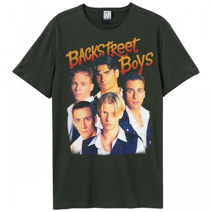 Amplified Versterkte Unisex volwassen vroege dagen Backstreet Boys T-shirt 3XL houtskool