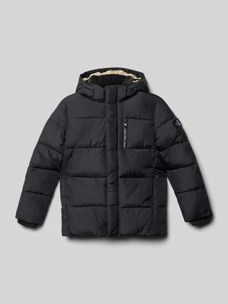 Calvin Klein Winterjack ESSENTIAL PUFFER JACKET voor kinderen tot 16 jaar en  merklabel