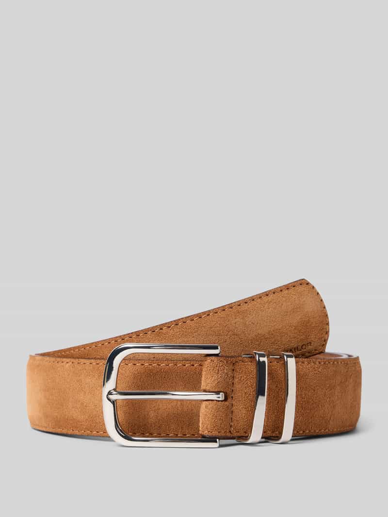 Tom Tailor Synthetische riem TTMILLIE Suède met sierstiksels – 3,5 cm breed