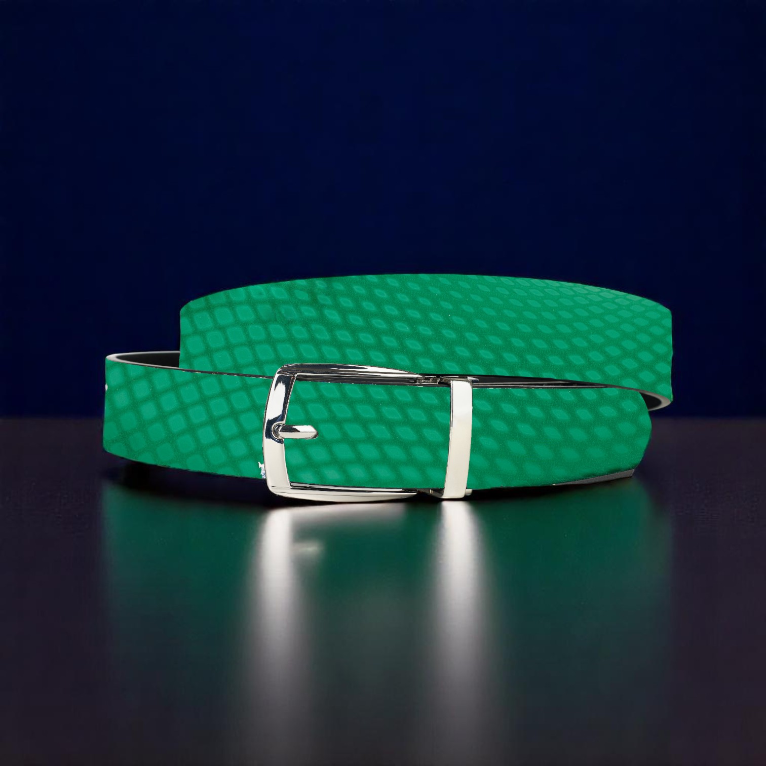Lureaux Gleaming Greeny (Riem)  - Nette Riemen Voor Heren