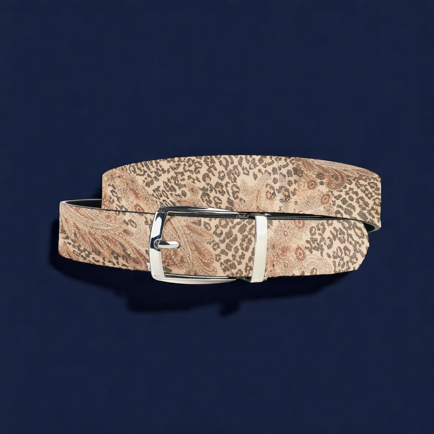 Lureaux Sand Paisley Panther (Riem)  - Nette Riemen Voor Heren