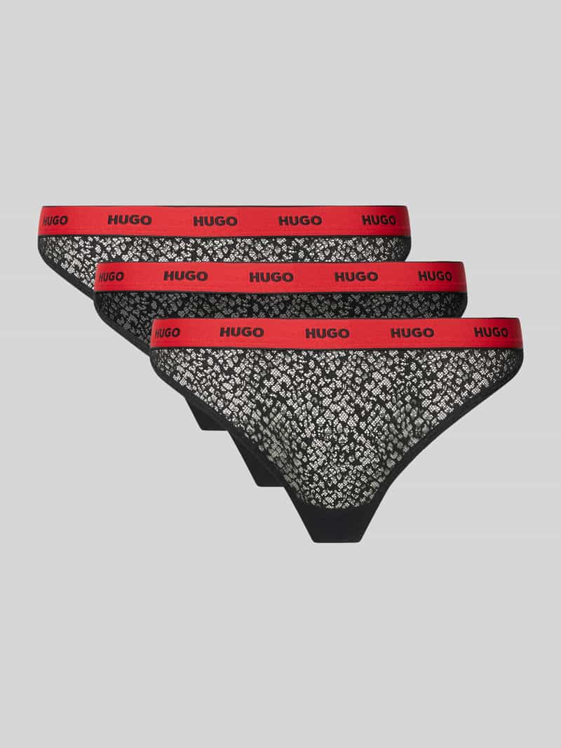 HUGO underwear Slip TRIPLE THONG LACE