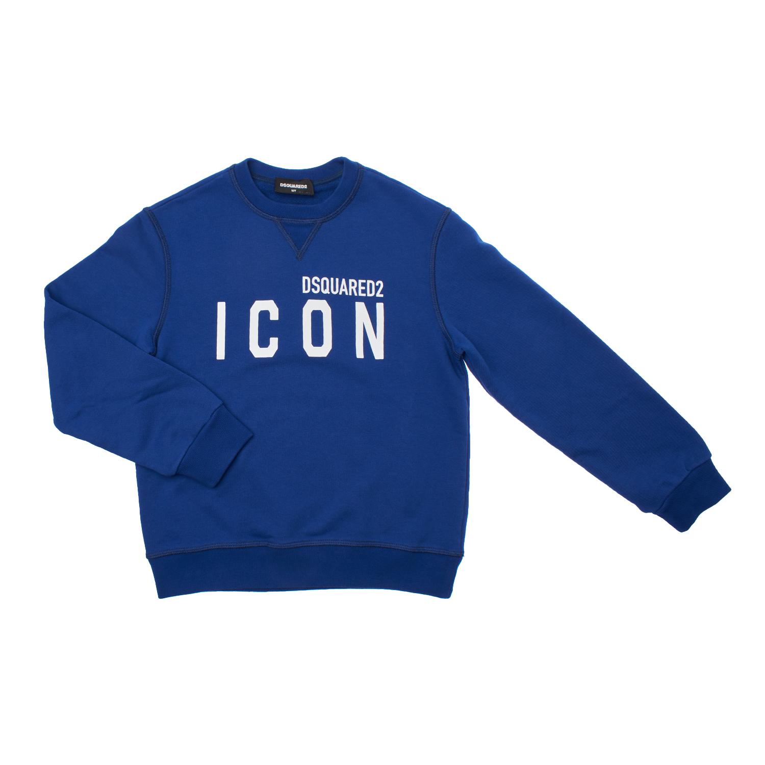 Dsquared2 Relax Icon Crew Neck Sweatshirt DQ049UD0-02YDQ voor jongens 10 AÑOS blauw