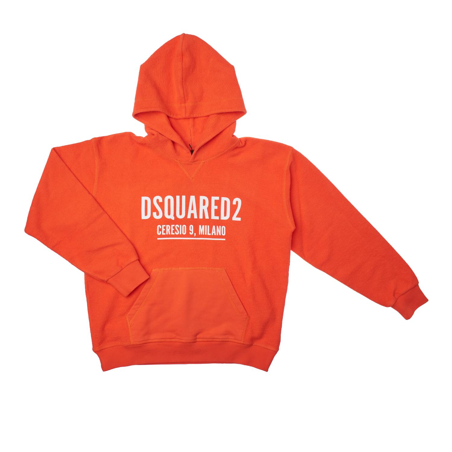 Dsquared2 Slouch Fit Icon DQ1411D0-05UDQ Hoodie voor jongens 8 AÑOS oranje