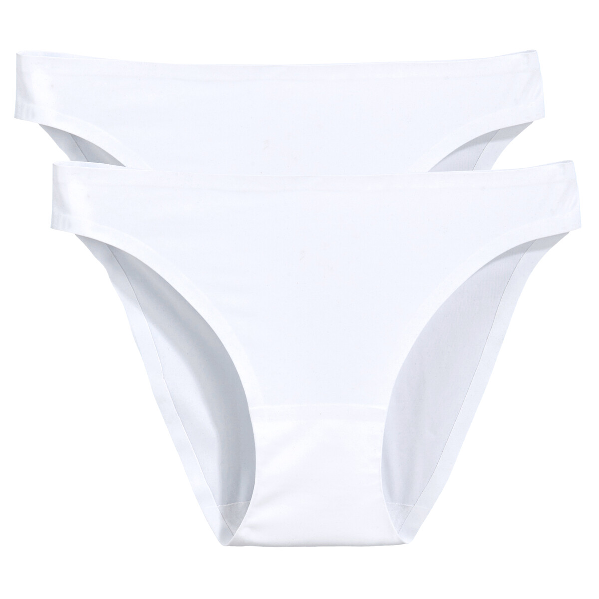 LA REDOUTE COLLECTIONS Set van 2 slips in microvezel-Onzichtbaar
