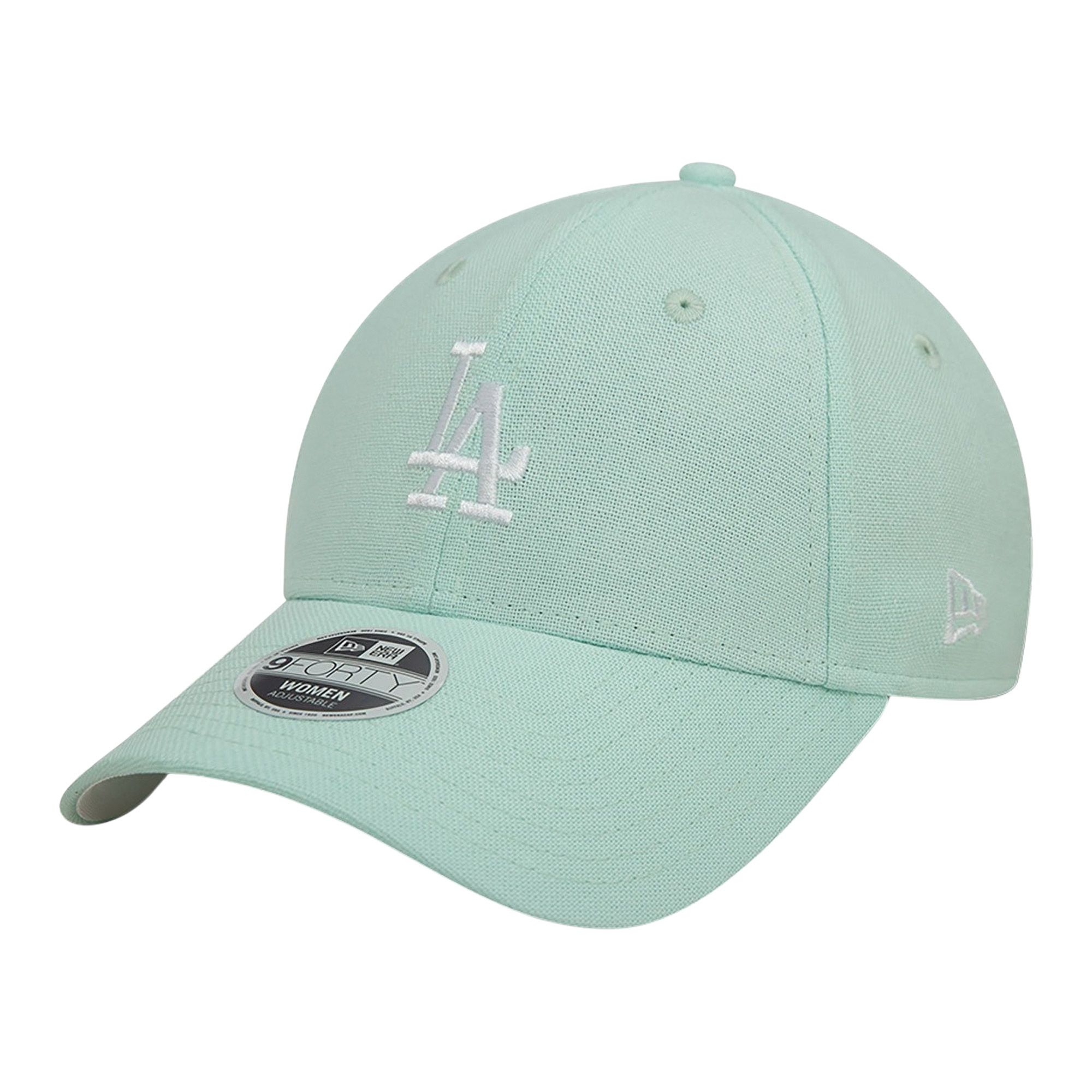 New Era LA Dodgers MLB Linnen 9Forty Cap Dames