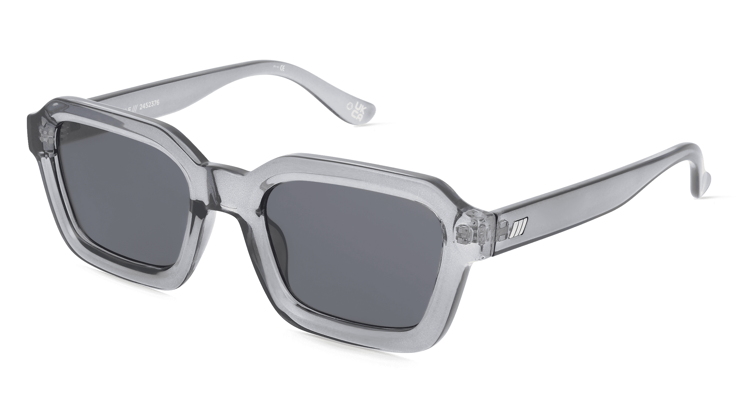 Le Specs IMPOSSIBLE Unisex Zonnebril, grijs transparant