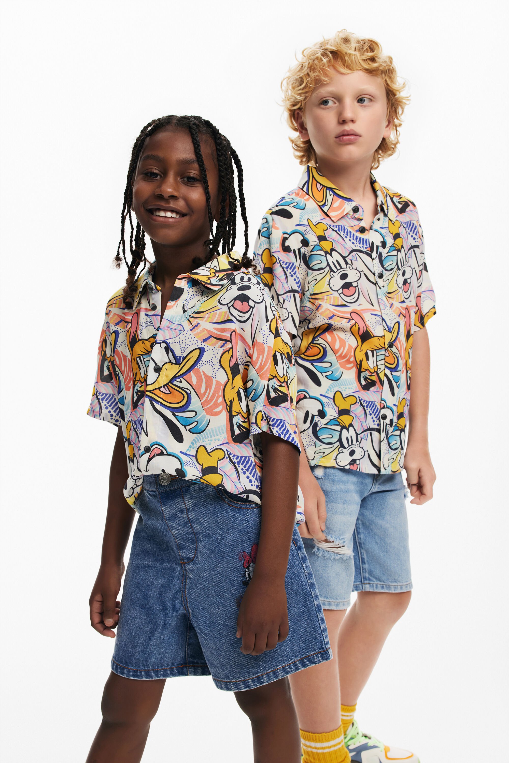 Desigual Disney™-bedrukte overhemd - MATERIAL FINISHES