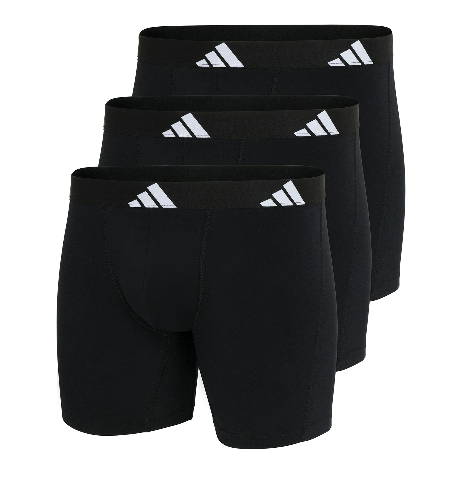 Adidas Sportswear Boxershort Active Flex Cotton met iets langere pijp (Set van 3)