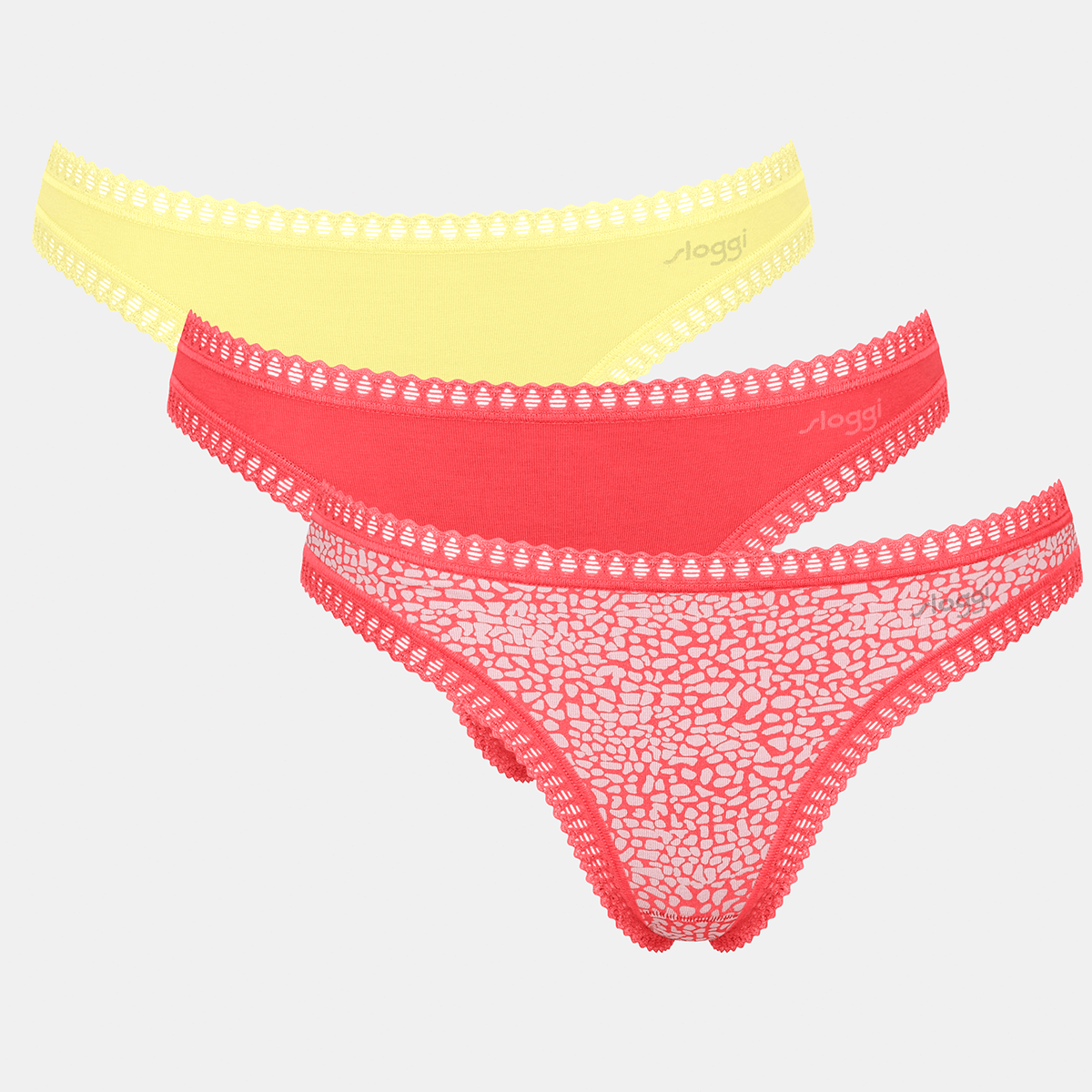 Sloggi GO Crush C3P 3-Pack g-string, multicolour