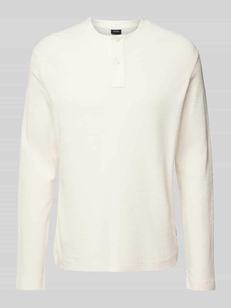 Joop Jeans Longsleeve Iram Label aan de zijkant van het lichaam, logopatch
