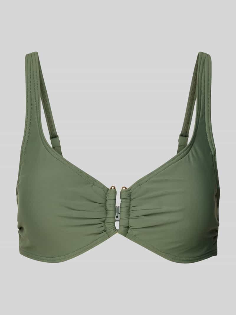 Lascana Beugelbikinitop Italy met goudkleurige accessoire