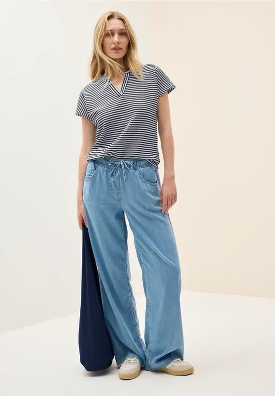 Cecil Shirt met V-hals