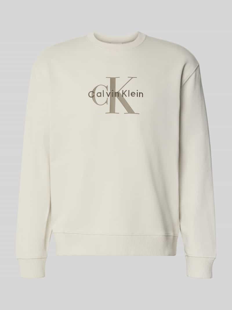 Calvin Klein Sweatshirt LS EU 350TERRY MONOLOGO CN SWTSH