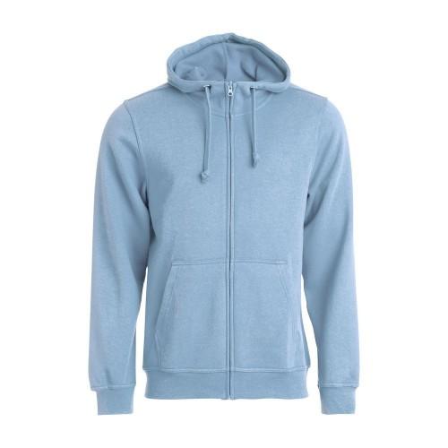 Pertemba FR - Apparel Clique Basic herenhoodie met volledige ritssluiting L appelgroene kleur