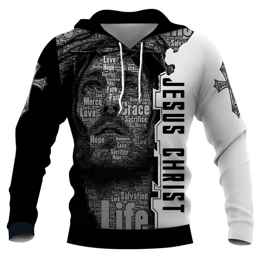 TIP723 Lente Herfst Christian Jesus Heren Hoodie 3D Print Harajuku Mode Capuchon Oversized Casual Trui Tops Jassen M