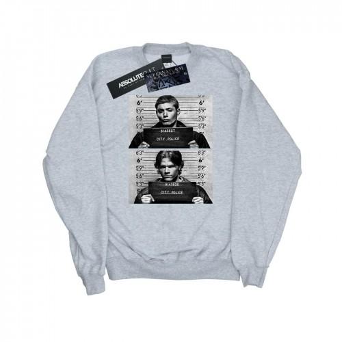 Supernatural Heren Winchester Mugshots Sweatshirt S zwart