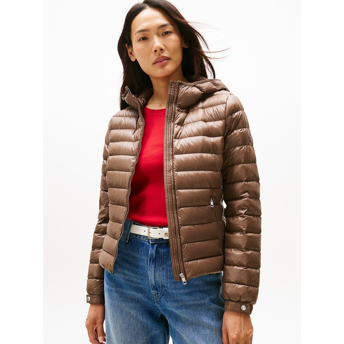 Tommy Hilfiger Gewatteerde jas UL DOWN REG HOODED JACKET