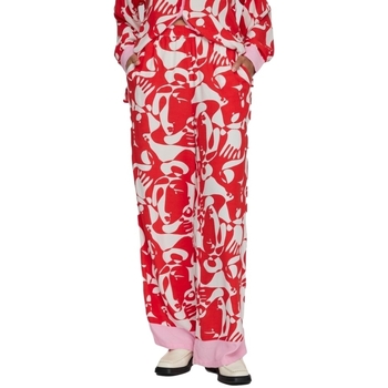 Vila Broek  Pants Kikki Mat - Flame