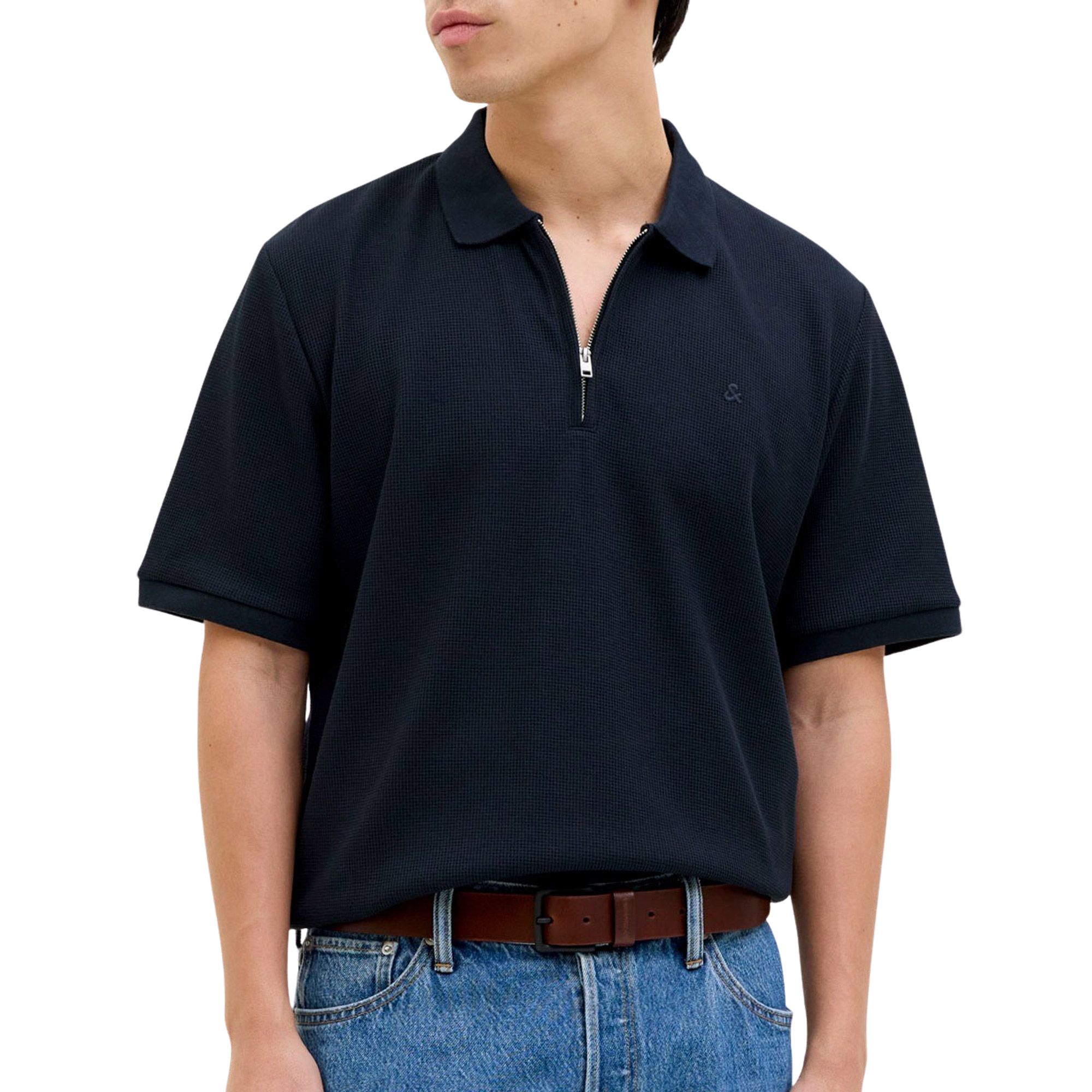 Jack & Jones Poloshirt JJEAUSTIN ZIP POLO SS NOOS