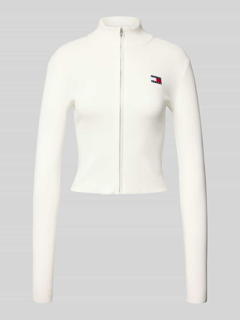 TOMMY JEANS Vest TJW ZIP HIGH NECK CARDIGAN EXT