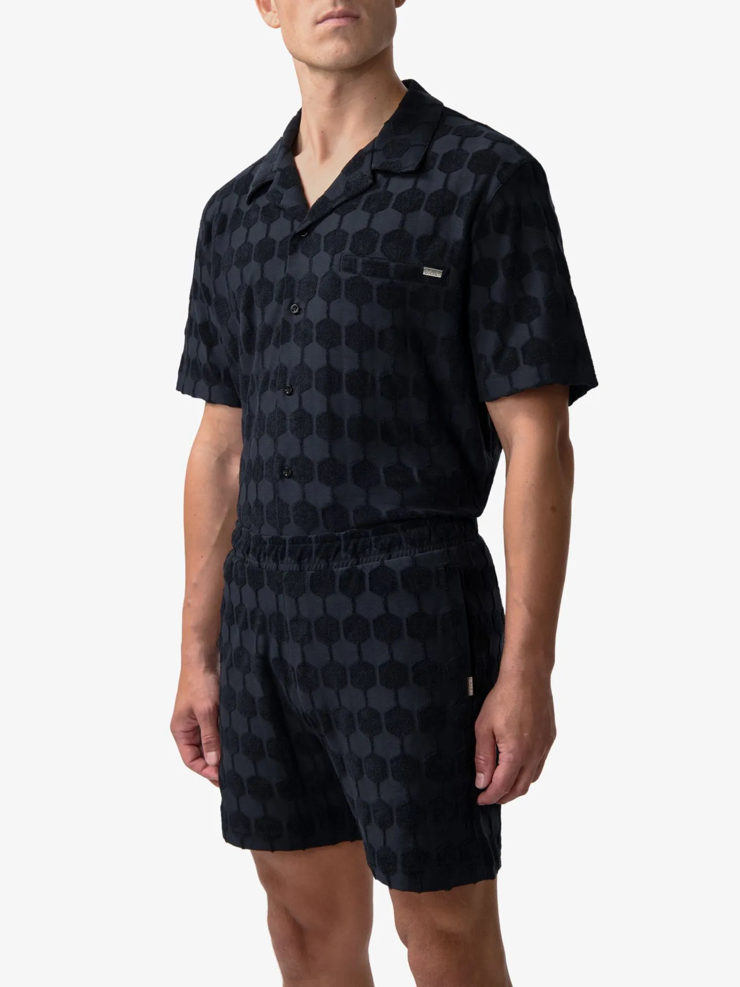 BALR. Heren short terry badstof zwart