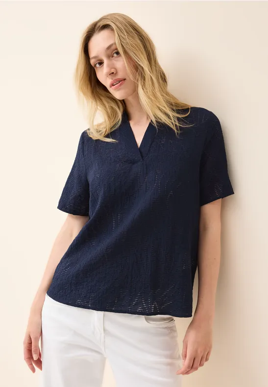 Cecil Overhemdblouse met lichte structuurpatroon