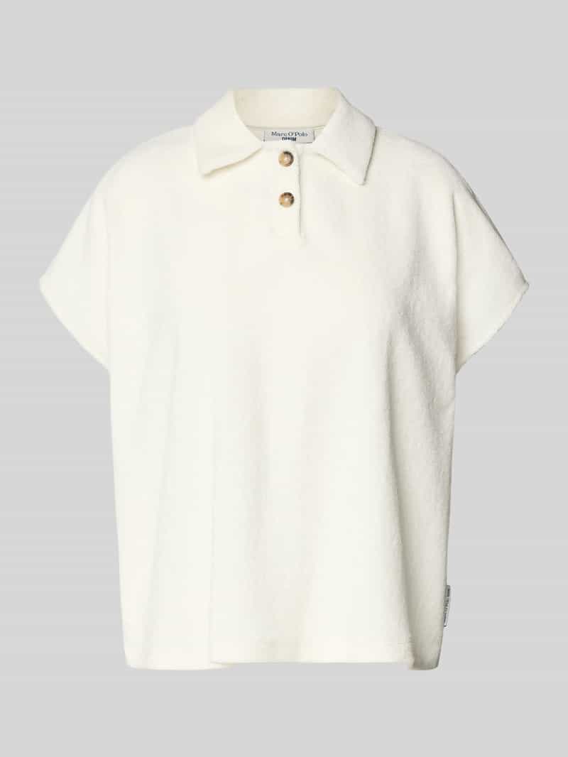 Marc O'Polo DENIM Poloshirt van badstof, losjes gesneden