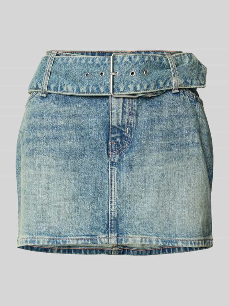 OTTO HUGO Blue Minirok Gamini met bijpassende riem