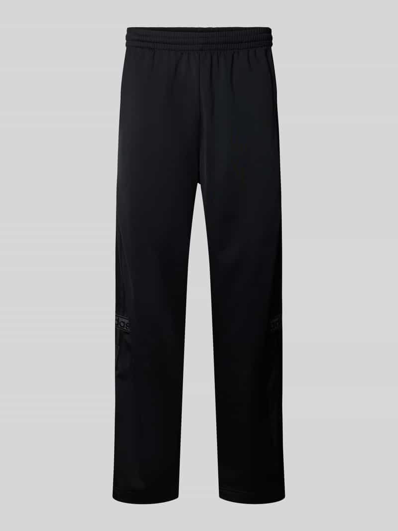 Adidas Originals Trefoil Essentials Open Hem Joggers, Black